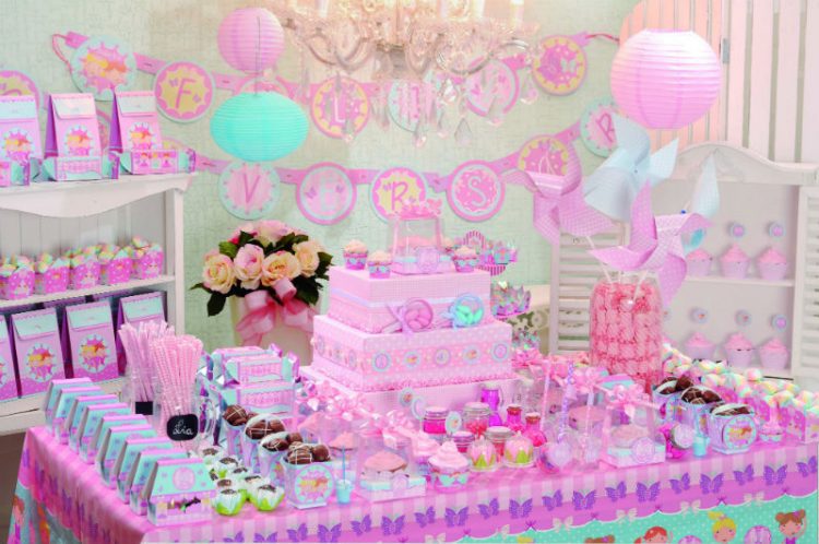 mesa decorada linha bailarina cromus
