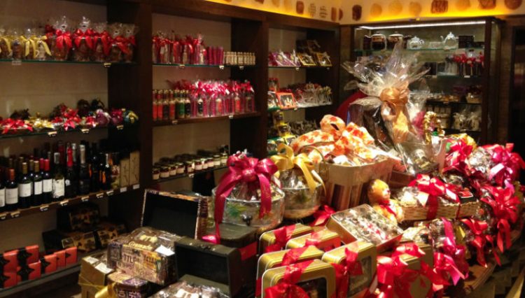 Loja de chocolates: despedida de Gramado 