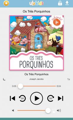 Audiolivro infantil Ubook