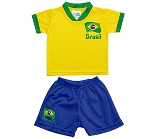 conjunto infantil uniforme brasil
