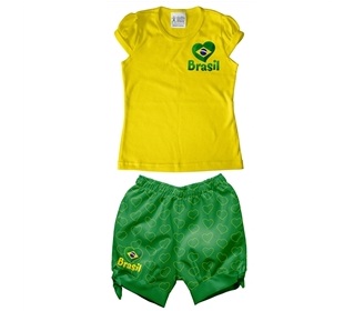 uniforme brasil menina