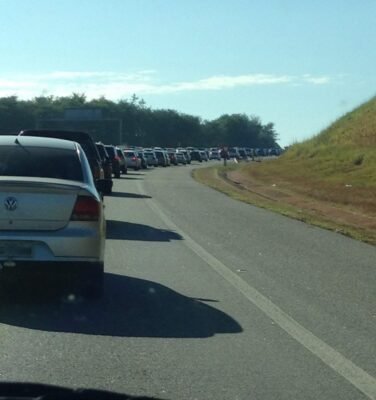 fila de carro