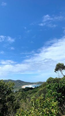vista panorâmica praia