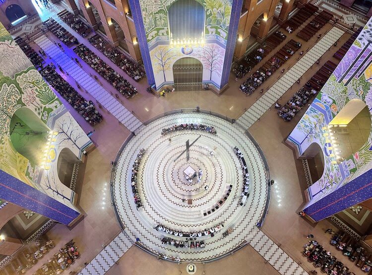 Imagem de cima da basíica nossa senhora aparecida_vista da cupula