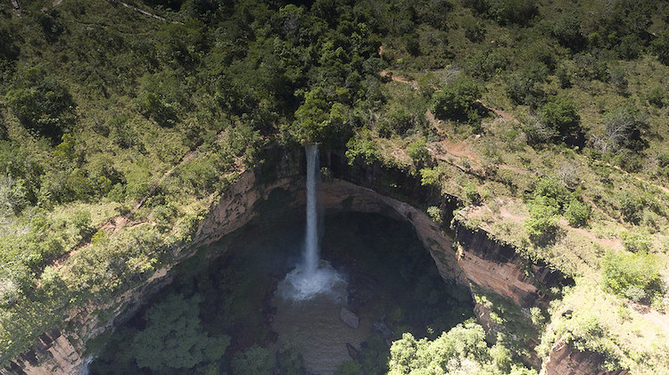 Cachoeira Véu de Noiva Chapada dos Guimarães