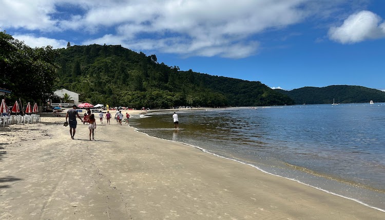 Praia de Tabatinga litoral norte de sp