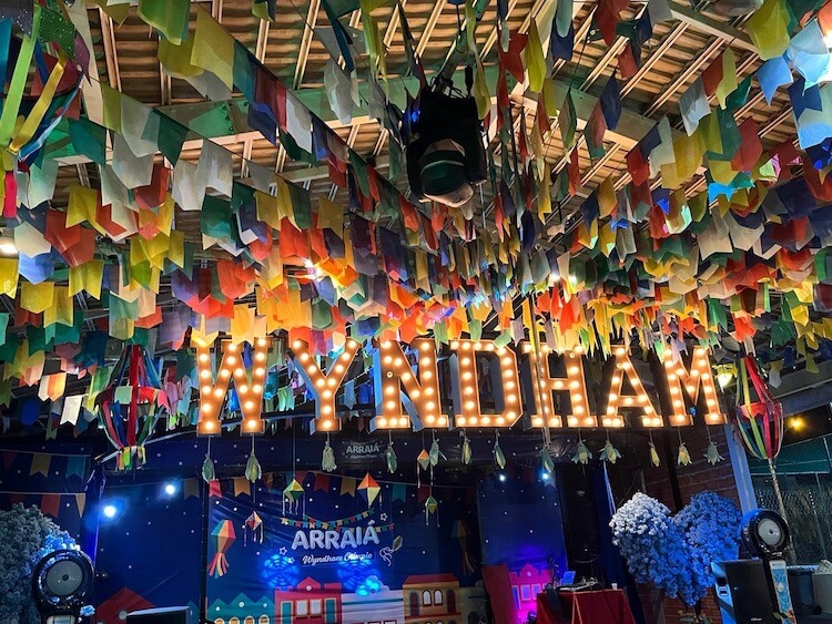 festa junina Wyndham Olimpia festa junina Wyndham Olimpia