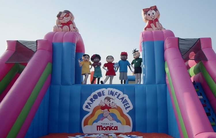 Parque Inflavel Turma da Mônica shopping Eldorado