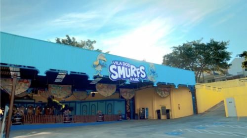 Vila dos Smurfs Park entrada